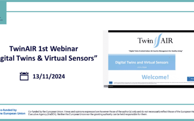 TwinAIR 1st Webinar: Digital Twins & Virtual Sensors